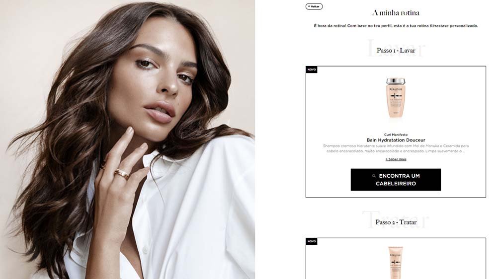 o segredo para um cabelo bonito e saudável